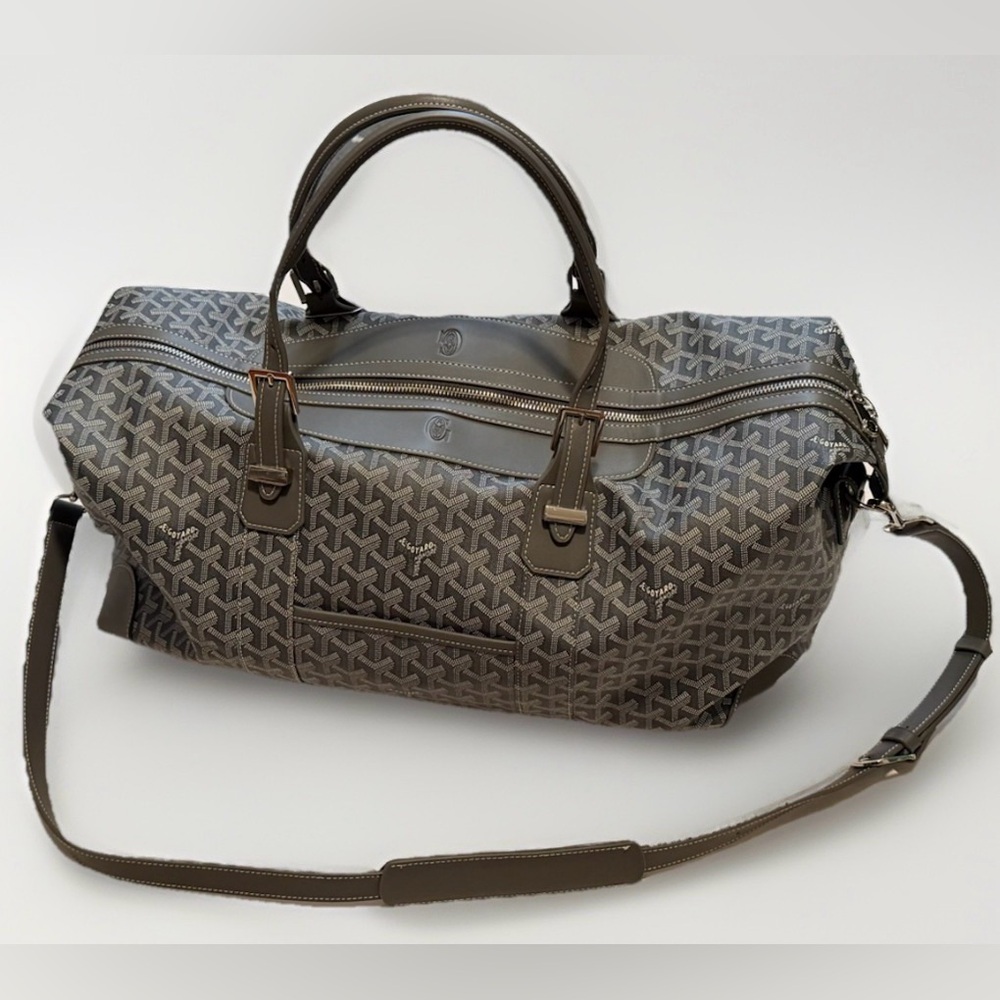 Goyard Gray Weekender Duffel